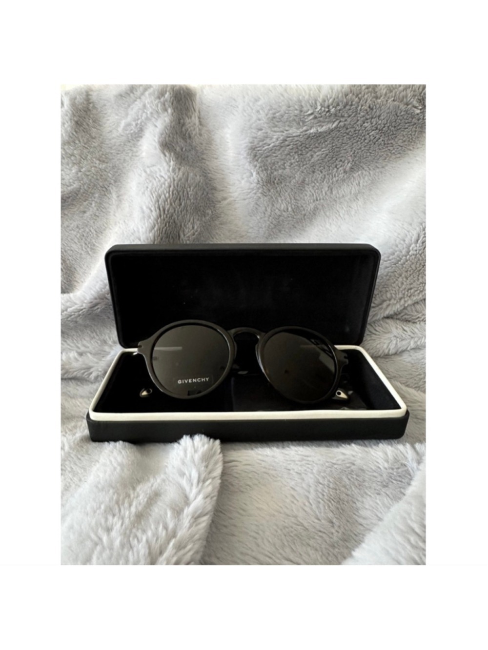 Women's Givenchy Luxury Round Sunglasses One Size Black Brown tortoiseshell - Picture 9 of 9